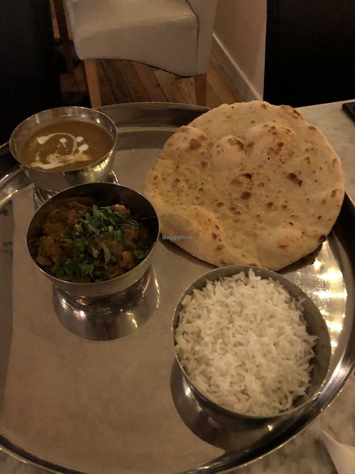 Thali  at Karma Kitchen Cafe in Newcastle Upon Tyne