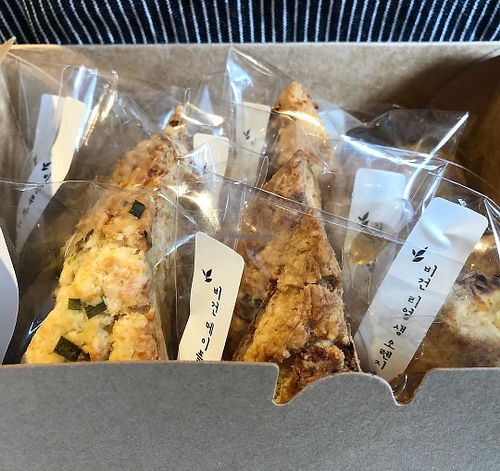variety of scones at Le Bontemps in Seoul