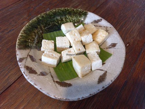 Fried tofu side at Asa Vegan Kitchen and Studio in Chiang Mai