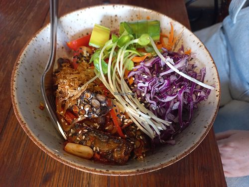 BBQ bowl at Asa Vegan Kitchen and Studio in Chiang Mai