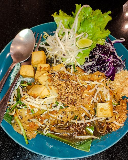 Pad Thai at Asa Vegan Kitchen and Studio in Chiang Mai