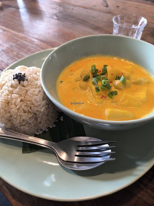 Chickpea & Mango Curry at Asa Vegan Kitchen and Studio in Chiang Mai