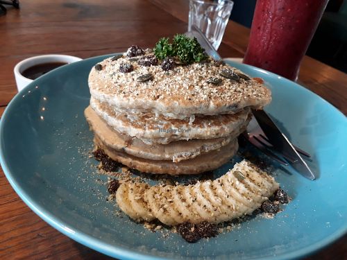 Trail Mix Pancakes at Asa Vegan Kitchen and Studio in Chiang Mai