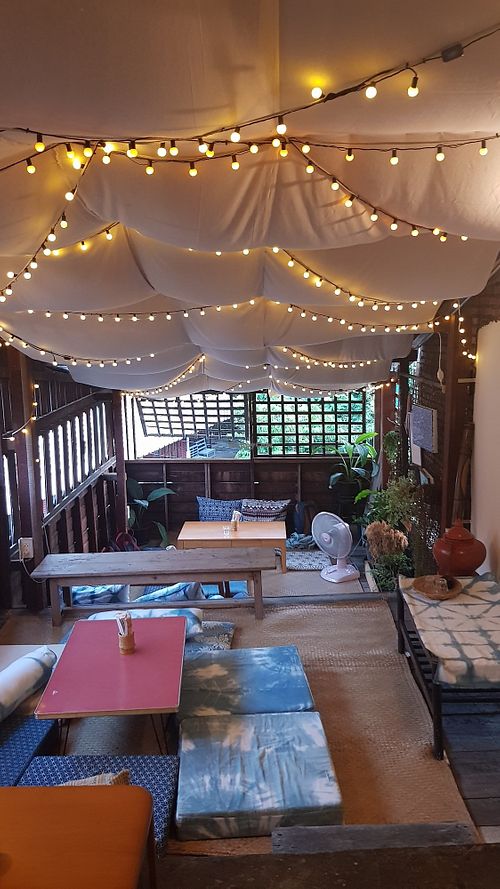 Upstairs at Asa Vegan Kitchen and Studio in Chiang Mai