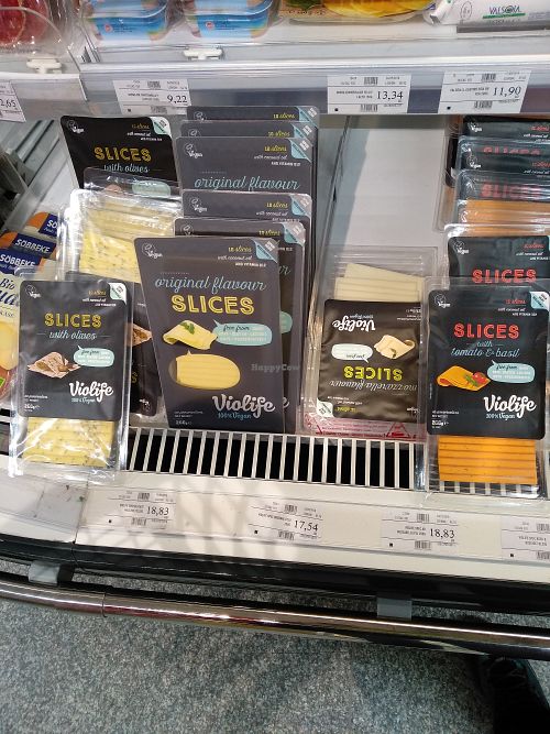 Vegan cheese at Mega Image - General Gheorghe Magheru in Bucharest
