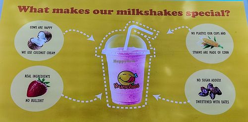 Shake sign at Munchies Tha Phae Gate in Chiang Mai