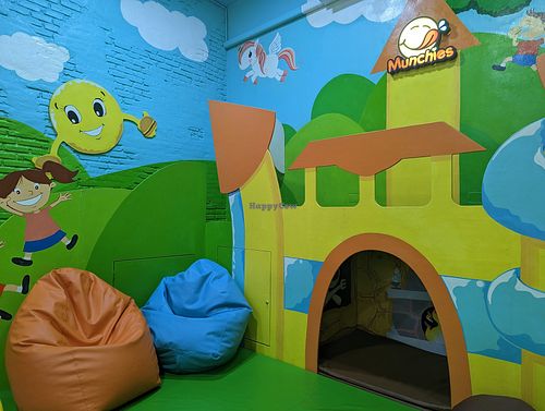 weird play area at Munchies Tha Phae Gate in Chiang Mai