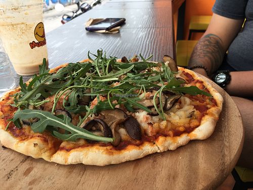 Shiitake Truffle Pizza at Munchies Tha Phae Gate in Chiang Mai