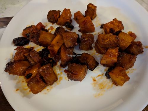 Pumpkin with prunes at Troitsky Most - Nab Reki Moyki in St Petersburg