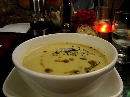 cauliflower soup at Tate Cafe Bar in Vittoriosa