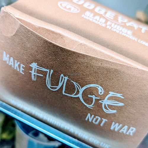 The packaging at The Fudge Patch in South East London