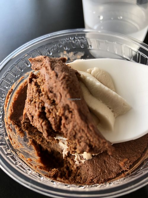 Chocolate mousse cake at Plantz Cafe in Dracut