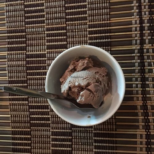 Chocolate vegan ice cream  at Taste from Heaven in Chiang Mai