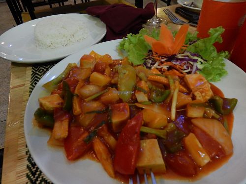 Sweet and sour at Taste from Heaven in Chiang Mai