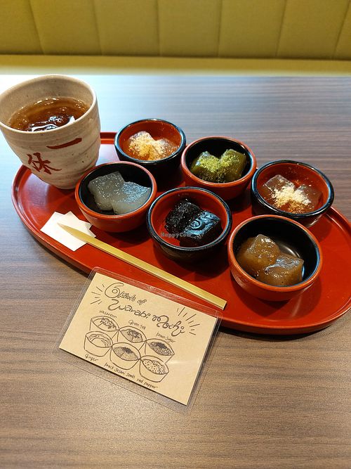 Warabi set at Ikkyu-an in Kyoto