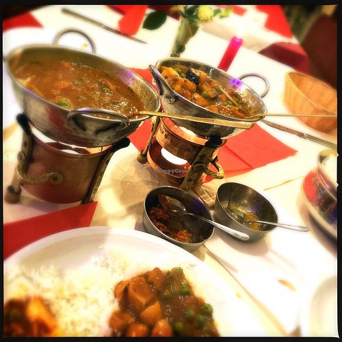 Vegan curry at Ganesha in Leipzig