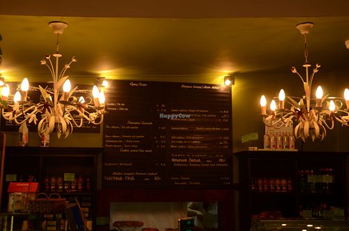 Menu at Troitskiy Most - Liniya in St Petersburg