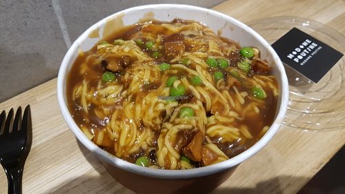 Vegan poutine at Madame Poutine in Toulouse