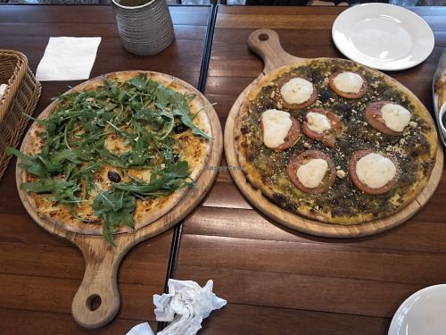 Both these pizzas really delivered on flavour. at Beer Plus Pizza in Shanghai
