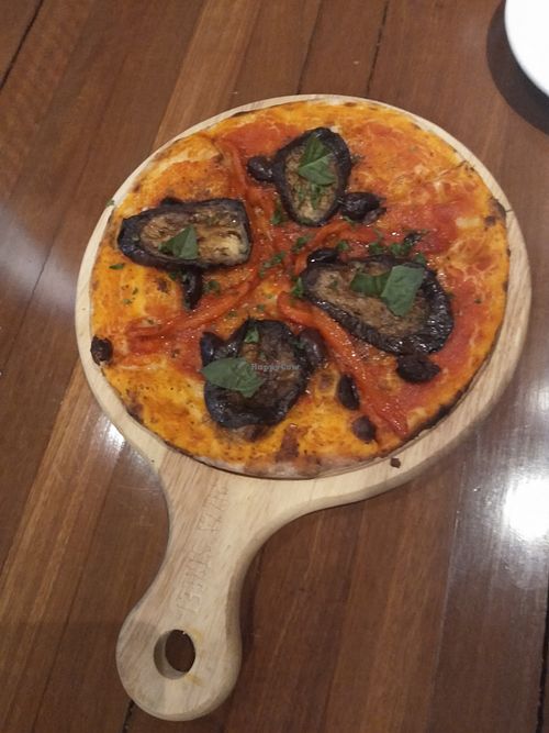 The Italian, cheaper as it doesn't have vegan cheese but still very tasty. at Beer Plus Pizza in Shanghai