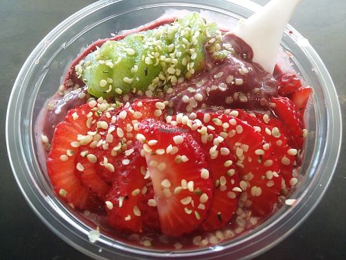 I ordered the Tropic Bowl without granola that day. at Delicious Raw Kitchen and Juice Bar - Pine Ridge Rd in Naples