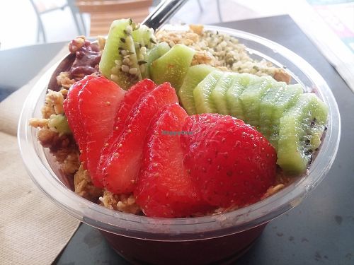 Tropic bowl with granola at Delicious Raw Kitchen and Juice Bar - Pine Ridge Rd in Naples
