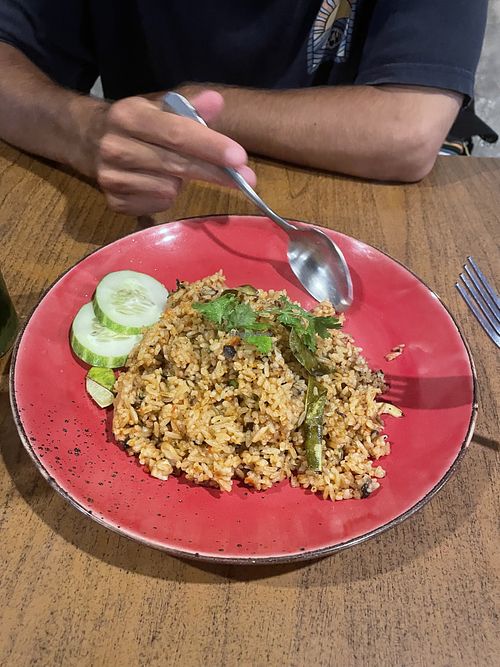 Tom yum fried rice   at Bho Bho Thai in Legian
