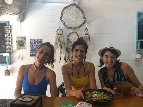 “Just like home” ?? lovely reviews for our Israeli salad!  at Ohana in Koh Phi Phi