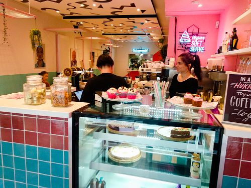 Pastry display at Deer Mama at Deer Mama in Amsterdam