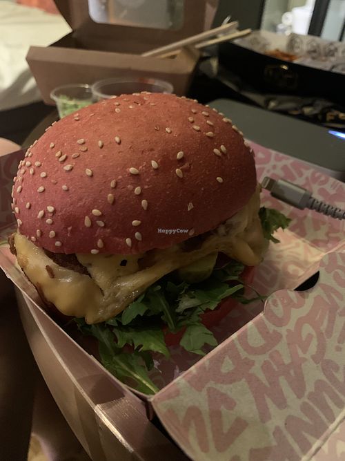 Daddy burger  at Vegan Junk Food Bar - Downtown in Amsterdam