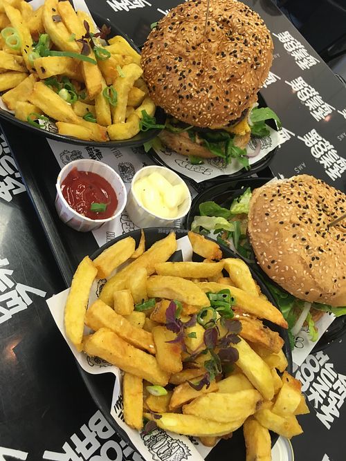 Endless love at Vegan Junk Food Bar - Downtown in Amsterdam