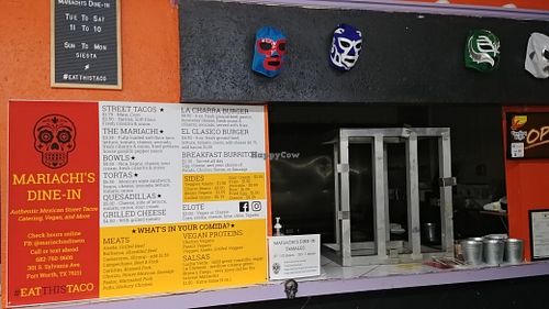 Ordering area at Mariachi's Dine-In in Fort Worth