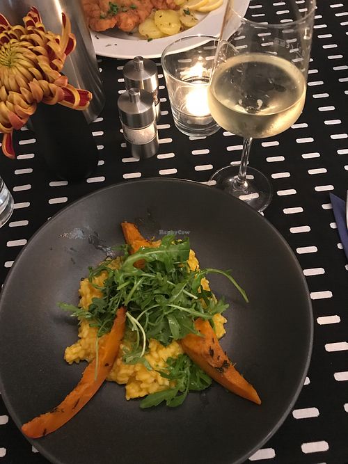 Kürbis-Risitto vegan  at Goldener Hirsch in Mainz