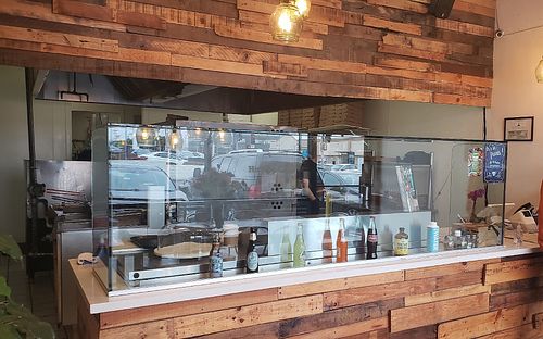 Counter order at Julie Goes Green in Los Angeles