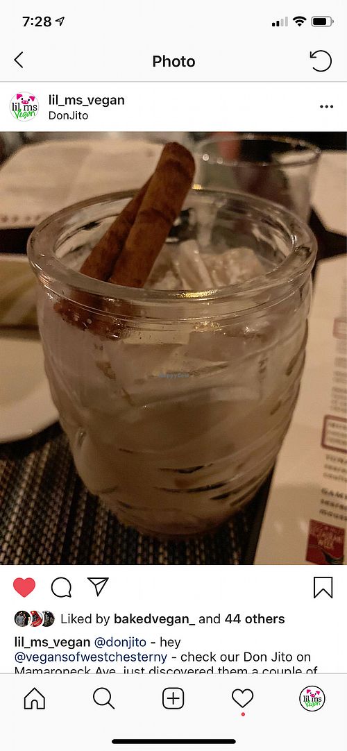 My Insta-famous Horchata  at DonJito in Mamaroneck