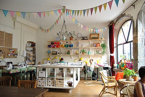 inside at Le The a Coudre in Grenoble