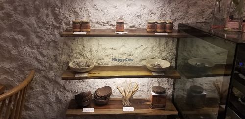 Products for sale at Nut and Bowls in New Delhi