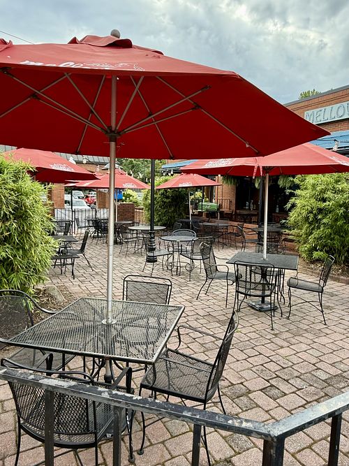 Outdoor Seating  at Mellow Mushroom - Brookhaven in Atlanta