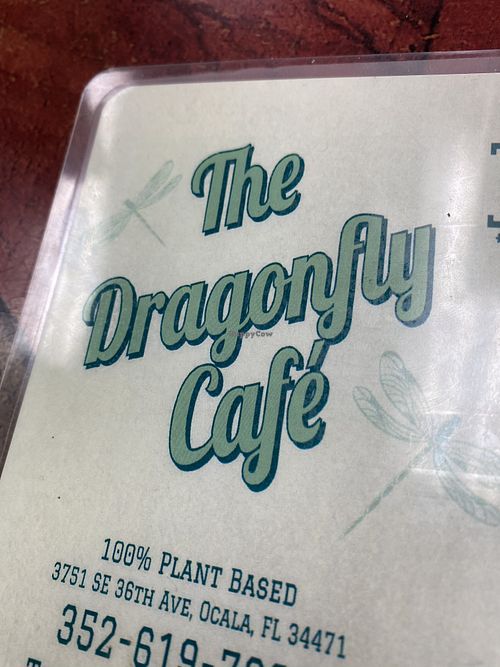 Dragonfly Menu at The Dragonfly in Ocala