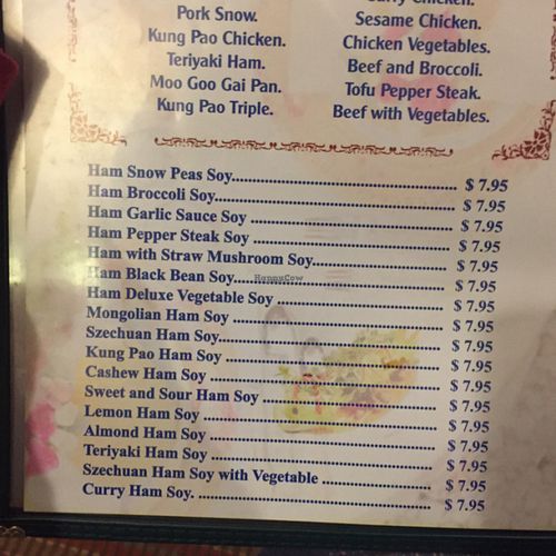 menu4 at Rice King in Provo