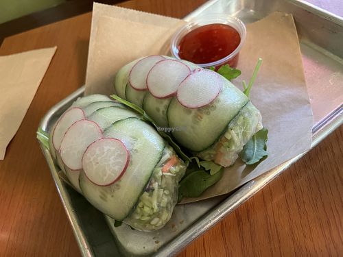 Raw Spring Rolls  at Kelley Farm Kitchen in Harpers Ferry