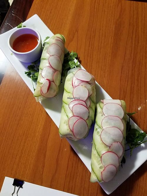 Fresh Spring Rolls - Yum! at Kelley Farm Kitchen in Harpers Ferry