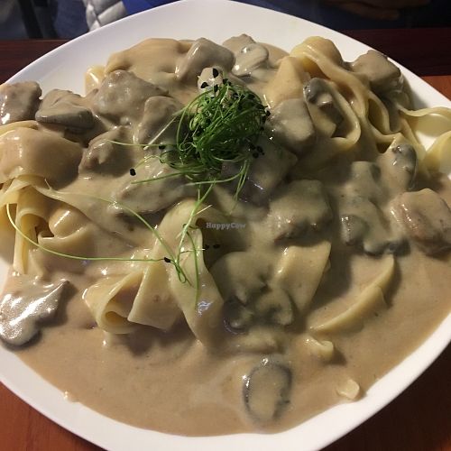 Beef stroganoff  at Kelley Farm Kitchen in Harpers Ferry