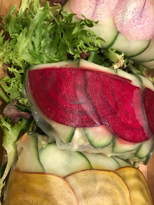 Raw spring rolls at Kelley Farm Kitchen in Harpers Ferry