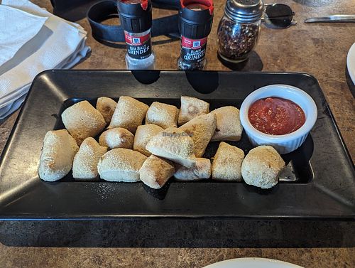 Pretzel bites at Mellow Mushroom in Blowing Rock