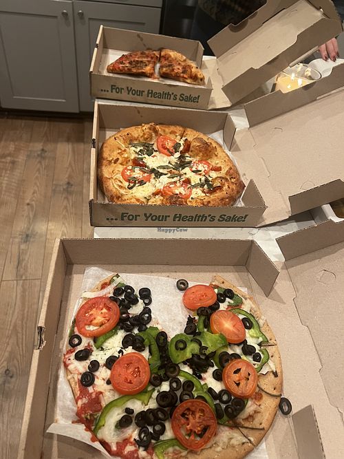 Great vegan pizza options  at Mellow Mushroom in Mount Pleasant
