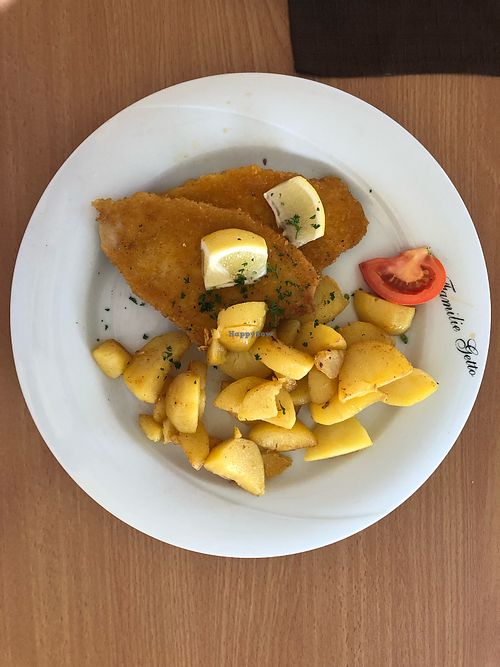 Soja Schnitzel  at Ulis Schlemmertreff in Baden Baden