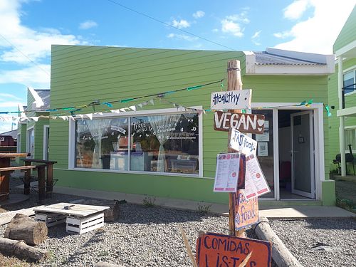 Outside at Alfonsina Cocina Consciente in El Calafate