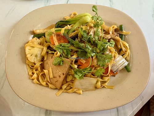 Vegetarian (but vegan!) mixed fried  at Bo De Quan in My Tho