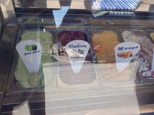 The three vegan flavours are these at Mammamia - Maybe Closed in Koh Chang